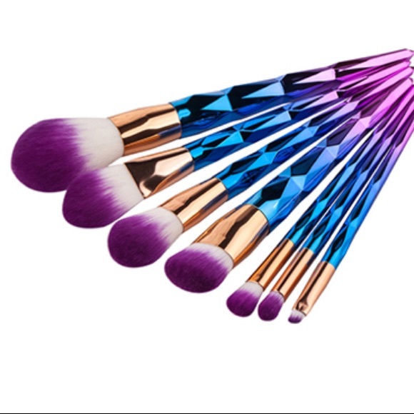 Other - Mermaid Style Fine Bristle Makeup Brushes